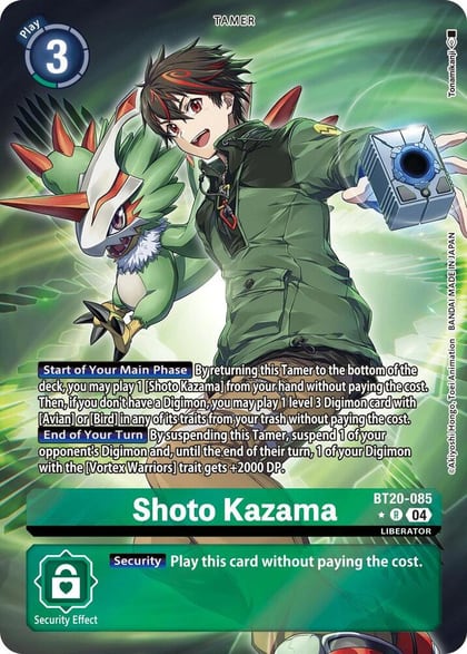 Shoto Kazama (Alternate Art), Release Special Booster 2.5 BT20-085 R