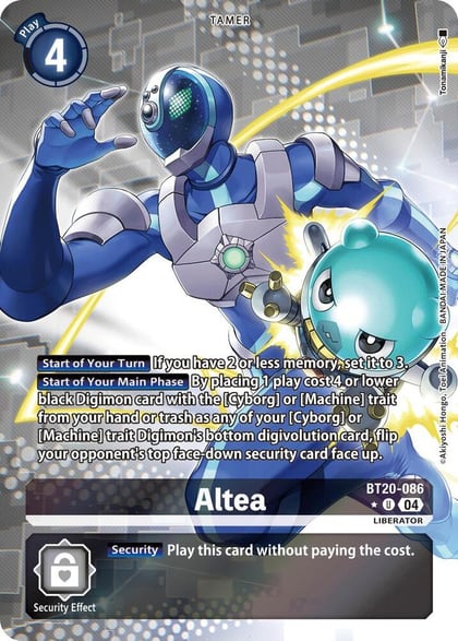 Altea (Alternate Art), Release Special Booster 2.5 BT20-086 U