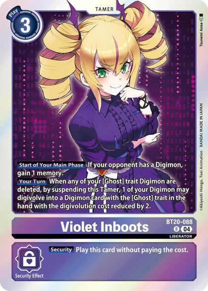 Violet Inboots - BT20-088, Release Special Booster 2.5 BT20-088 R