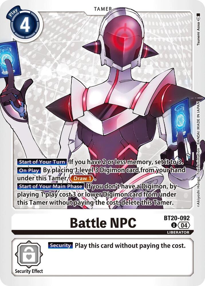 Battle NPC, Release Special Booster 2.5 BT20-092 U