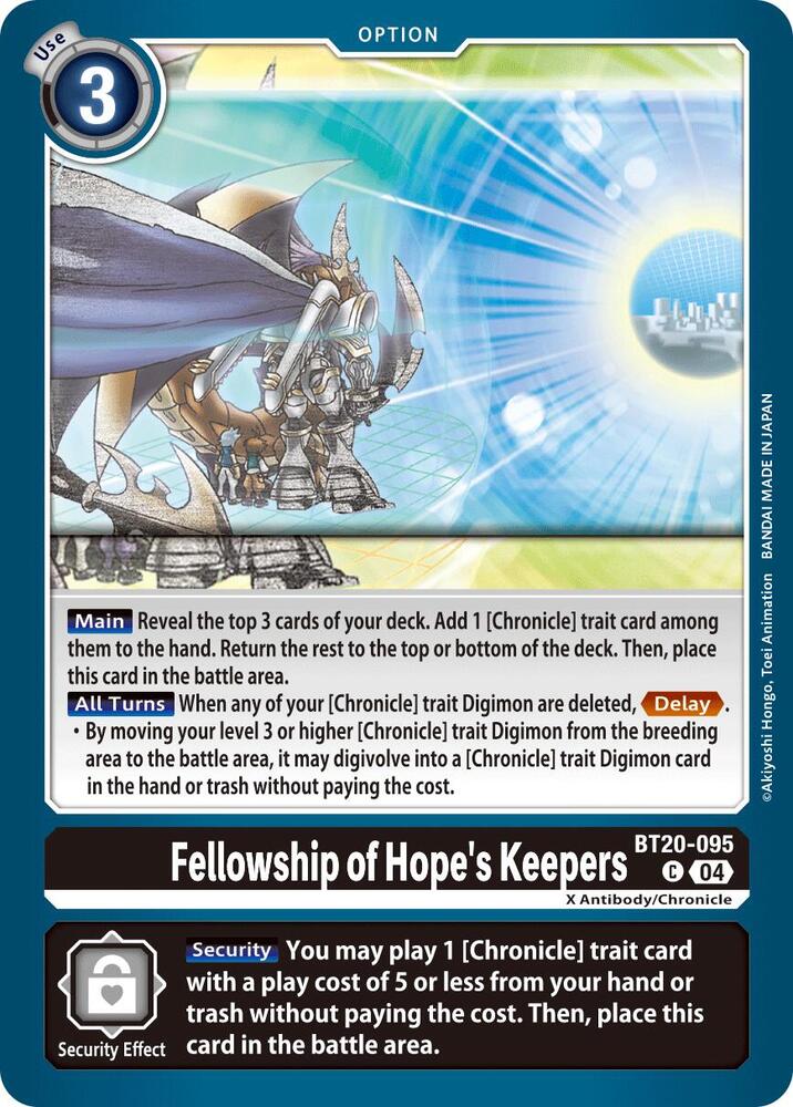 Fellowship of Hope's Keepers, Release Special Booster 2.5 BT20-095 C