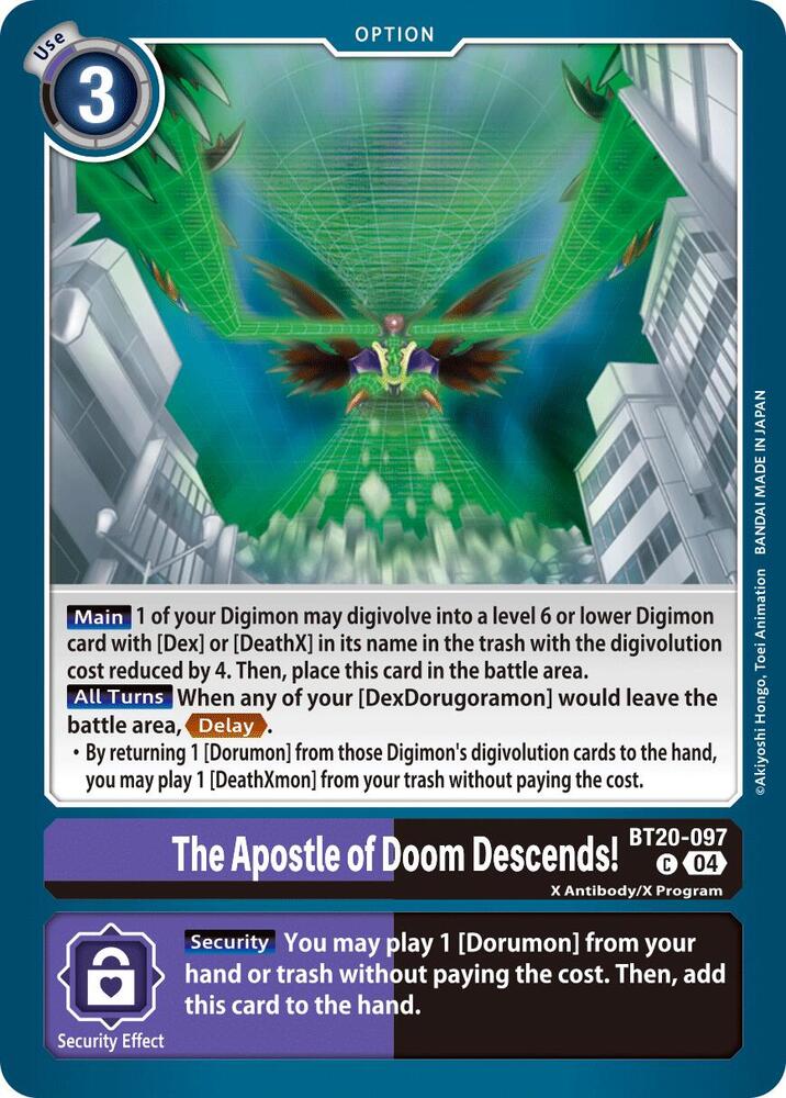 The Apostle of Doom Descends!, Release Special Booster 2.5 BT20-097 C