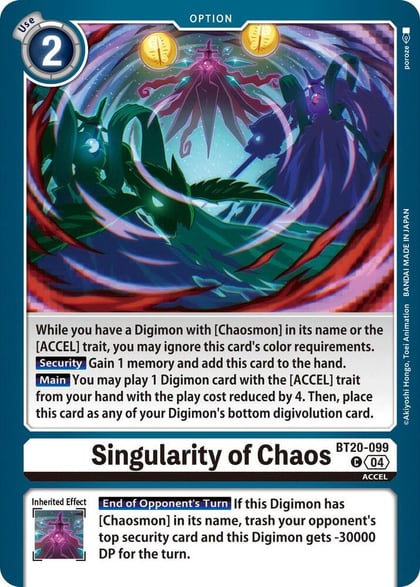 Singularity of Chaos, Release Special Booster 2.5 BT20-099 C
