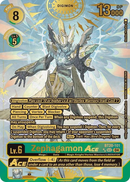 Zephagamon ACE (Textured), Release Special Booster 2.5 BT20-101 SEC
