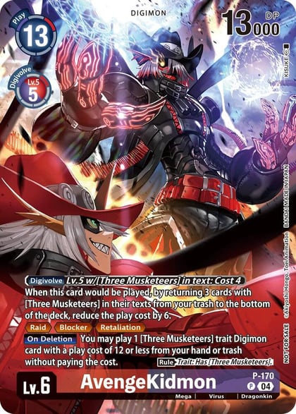 AvengeKidmon (Update Pack 2025), Release Special Booster 2.5 P-170 P