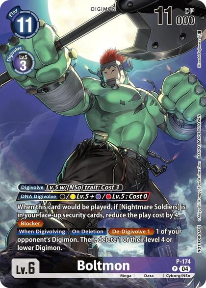 Boltmon (Update Pack 2025), Release Special Booster 2.5 P-174 P