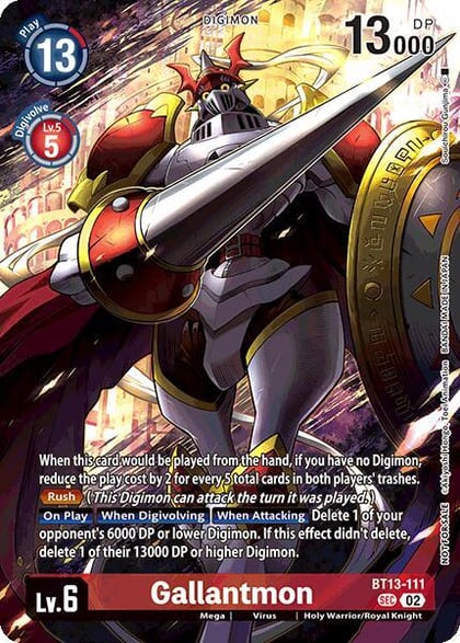 Gallantmon (Limited Card Pack), World Convergence BT13-111 SEC