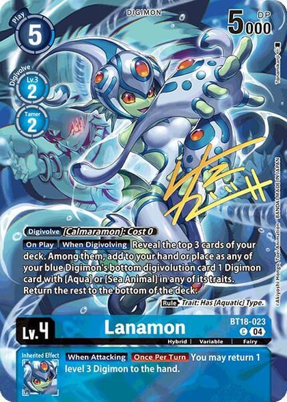 Lanamon (Rare Pull), World Convergence BT18-023 C