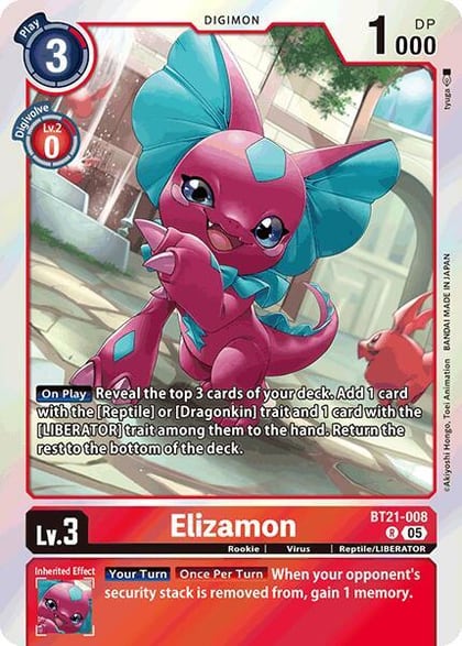 Elizamon, World Convergence BT21-008 R