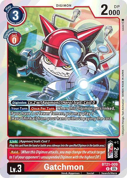 Gatchmon, World Convergence BT21-009 R