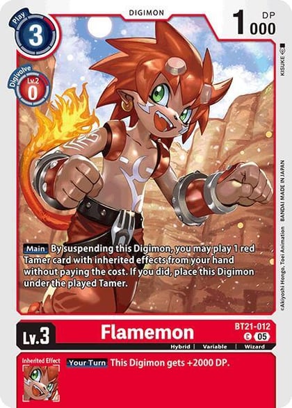 Flamemon, World Convergence BT21-012 C