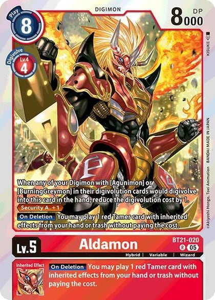 Aldamon, World Convergence BT21-020 R