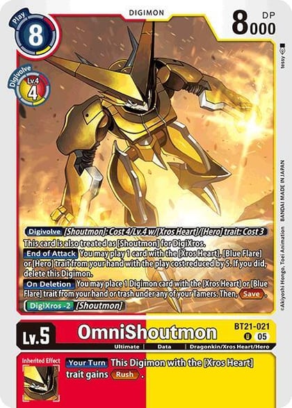 OmniShoutmon, World Convergence BT21-021 U
