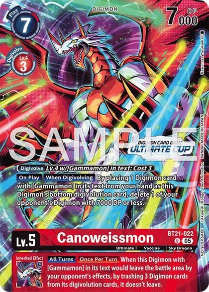 Canoweissmon (Ultimate Cup 26-27 Season 1 Top 4), World Convergence BT21-022 U