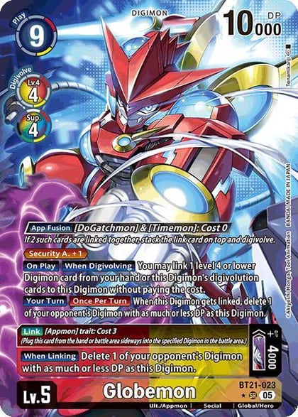 Globemon (Alternate Art), World Convergence BT21-023 SR