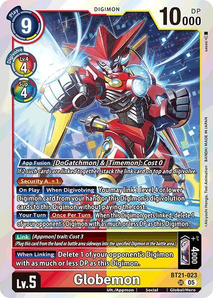 Globemon, World Convergence BT21-023 SR