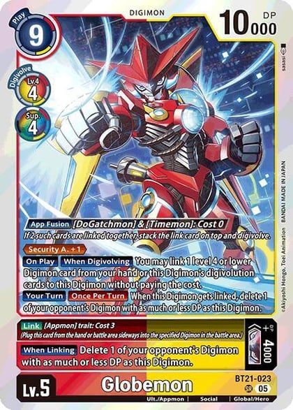 Globemon, World Convergence BT21-023 SR
