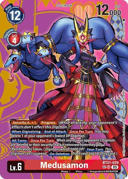 Medusamon (SP), World Convergence BT21-029 SR