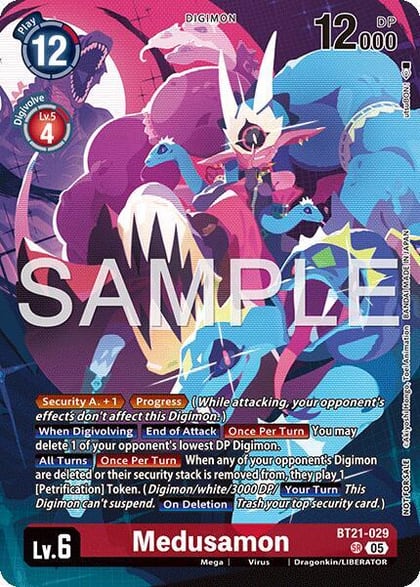 Medusamon (2026 Dash Pack Campaign) (Alternate Art - Chinese), World Convergence BT21-029 SR