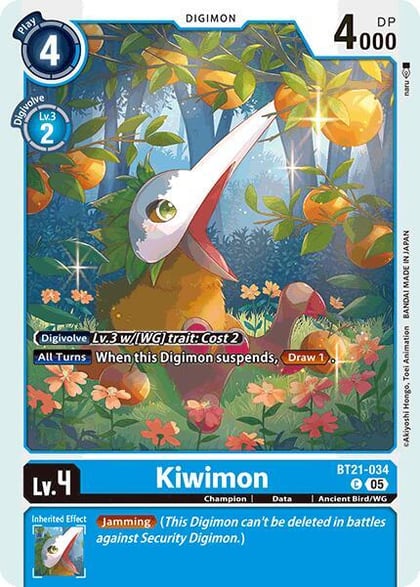 Kiwimon, World Convergence BT21-034 C