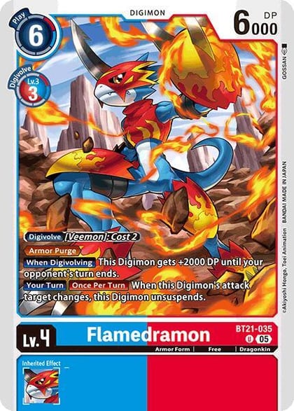 Flamedramon, World Convergence BT21-035 U