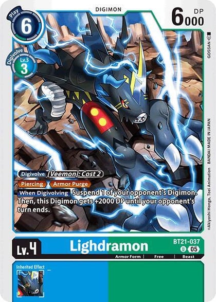 Lighdramon, World Convergence BT21-037 U