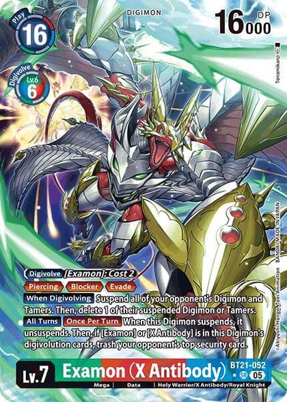 Examon (X Antibody) (Alternate Art), World Convergence BT21-052 SR