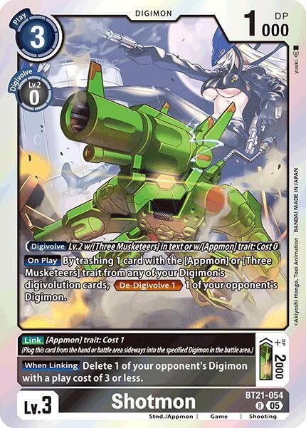 Shotmon, World Convergence BT21-054 R