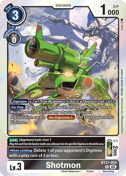 Shotmon, World Convergence BT21-054 R