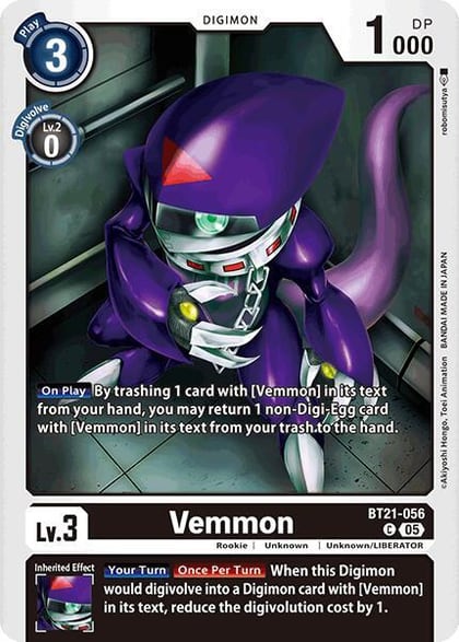 Vemmon, World Convergence BT21-056 C