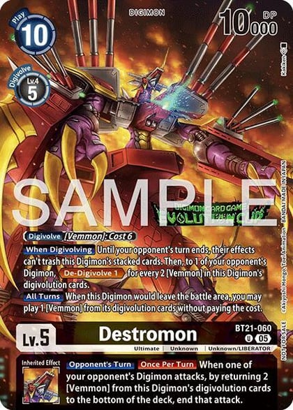Destromon (Evolution Cup 2026 Vol. 1 Participant), World Convergence BT21-060 U