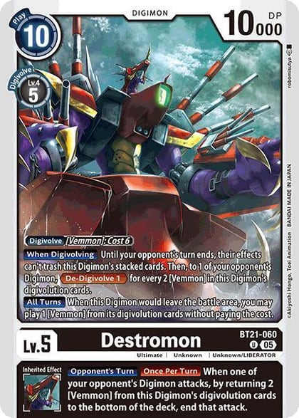 Destromon, World Convergence BT21-060 U