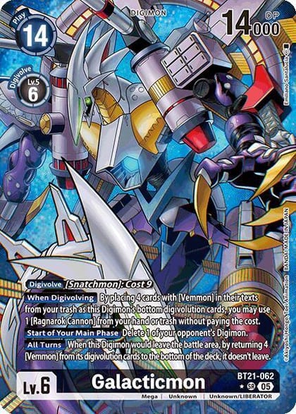 Galacticmon (Alternate Art), World Convergence BT21-062 SR