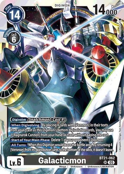 Galacticmon, World Convergence BT21-062 SR