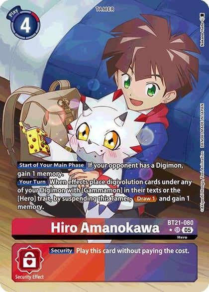 Hiro Amanokawa (Alternate Art), World Convergence BT21-080 SR