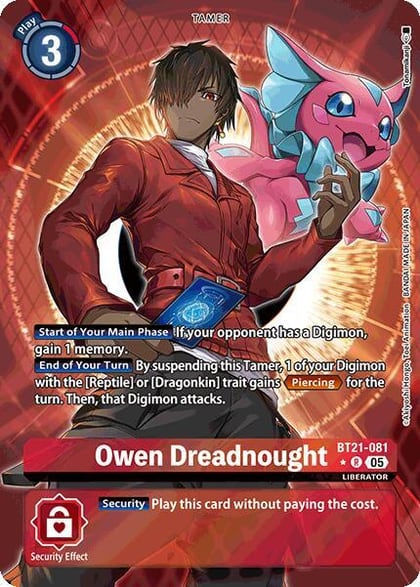 Owen Dreadnought (Alternate Art), World Convergence BT21-081 R