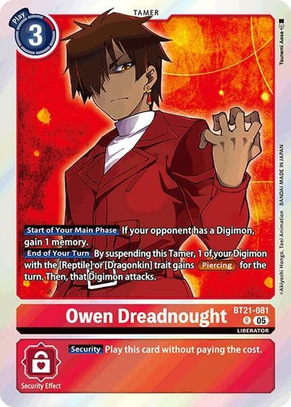 Owen Dreadnought, World Convergence BT21-081 R