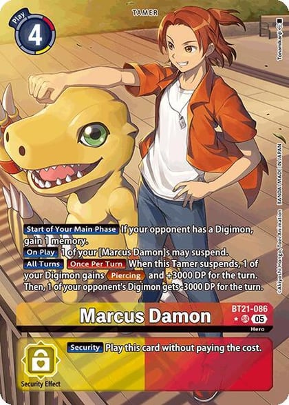 Marcus Damon (Alternate Art), World Convergence BT21-086 SR