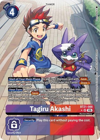 Tagiru Akashi (Alternate Art), World Convergence BT21-088 SR