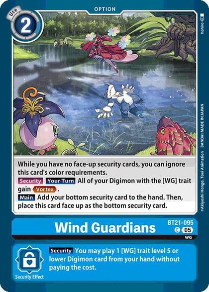 Wind Guardians, World Convergence BT21-095 C