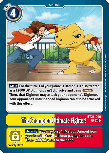 The Champion Ultimate Fighter!, World Convergence BT21-096 C