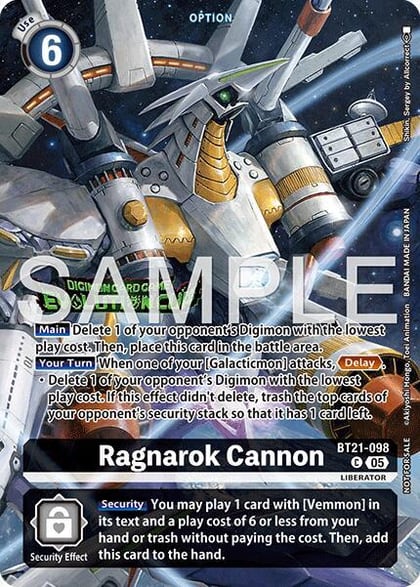 Ragnarok Cannon (Evolution Cup 2026 Vol. 1 Top 4), World Convergence BT21-098 C