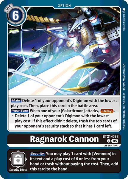 Ragnarok Cannon, World Convergence BT21-098 C