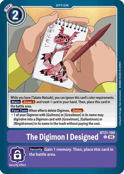The Digimon I Designed, World Convergence BT21-100 C
