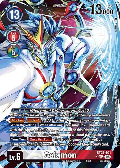 Gaiamon (Alternate Art), World Convergence BT21-101 SEC
