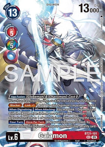 Gaiamon (2026 Dash Pack Campaign) (Alternate Art - Japanese), World Convergence BT21-101 SEC