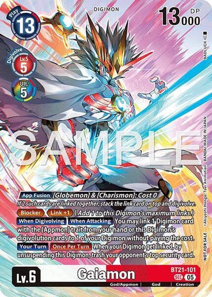 Gaiamon (2026 Dash Pack Campaign) (Alternate Art - Chinese), World Convergence BT21-101 SEC