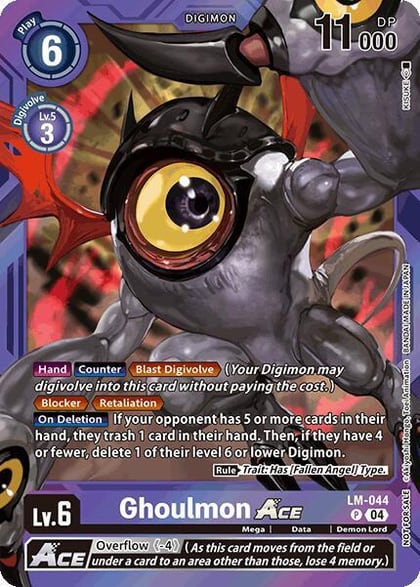 Ghoulmon ACE (Limited Card Pack), World Convergence LM-044 P