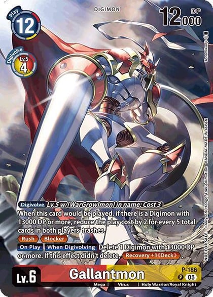 Gallantmon (BT-21: Illustration Celebration Pack), World Convergence P-186 P