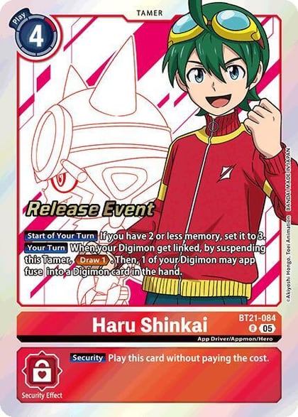 Haru Shinkai, World Convergence Release Event Cards BT21-084 R